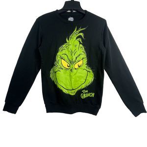 Women’s The Grinch Graphic Sweatshirt (Size XS) Black